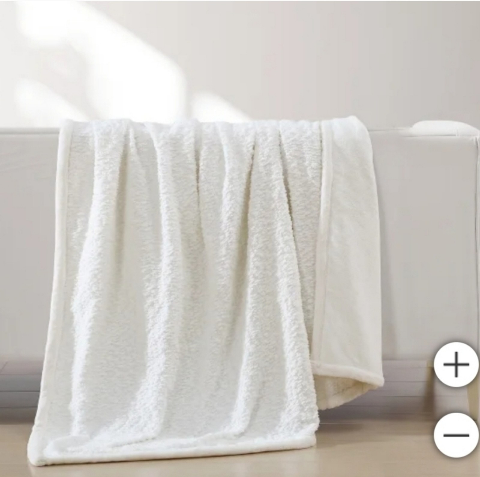 Jennifer Adams luxe chenille corduroy throw