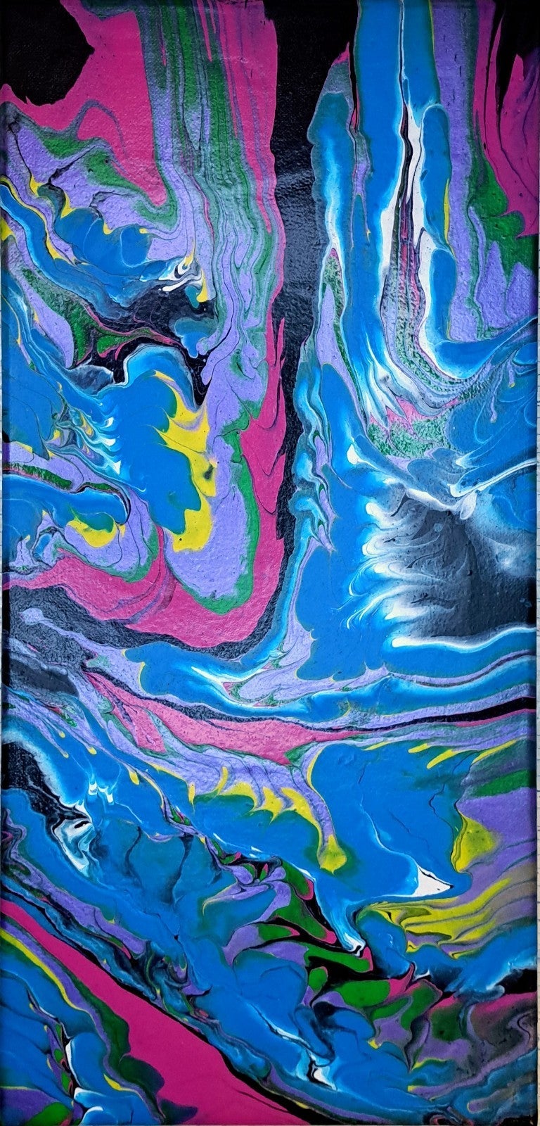 Blacklight Reactive Fluid Art