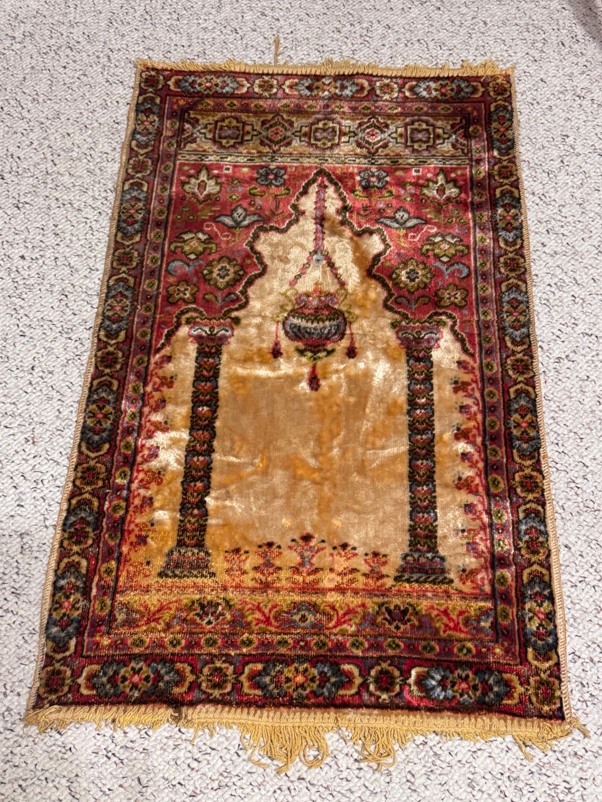 Vintage Turkish Prayer Rug