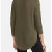 Express Cable Knit Cowl Neck Circle Hem Olive Green Sweater Size Small NWT