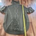 Express Cable Knit Cowl Neck Circle Hem Olive Green Sweater Size Small NWT