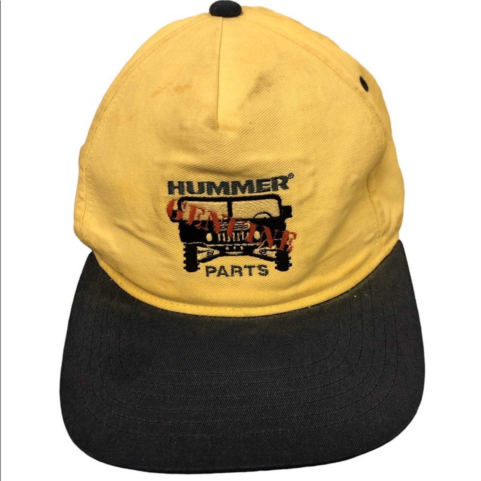VINTAGE osGenuine HUMMER parts Baseball Cap Snapback Hat Adjustable USA made