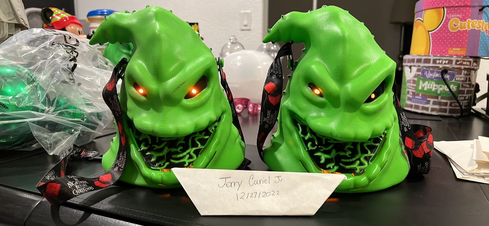 Disney - Nightmare Before Christmas - Lightup Oogie Boogie Head - Popcorn Bucket