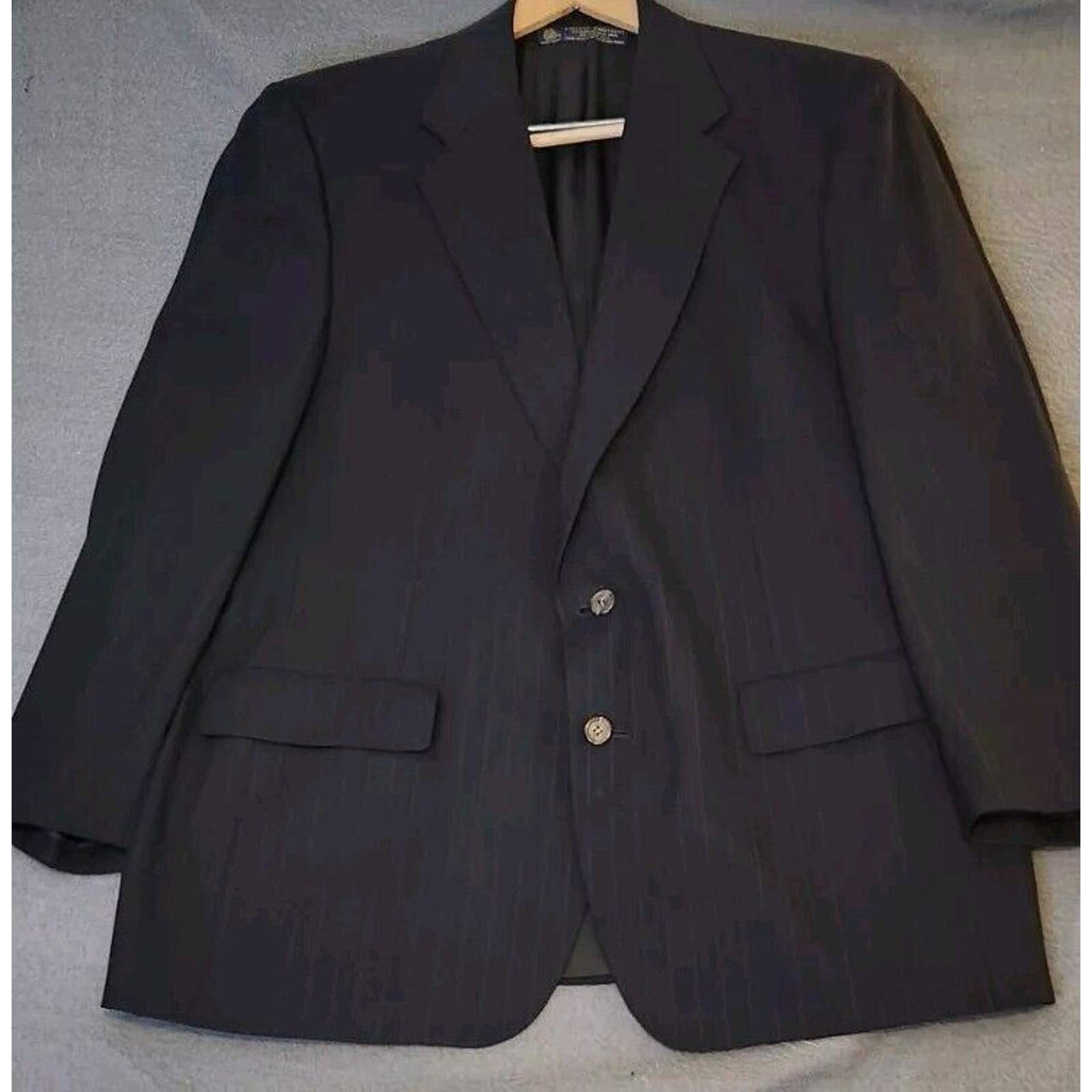 Vtg Brooks Brothers Sport Coat Blazer Jacket Mens 46R 100% Wool Made In USA