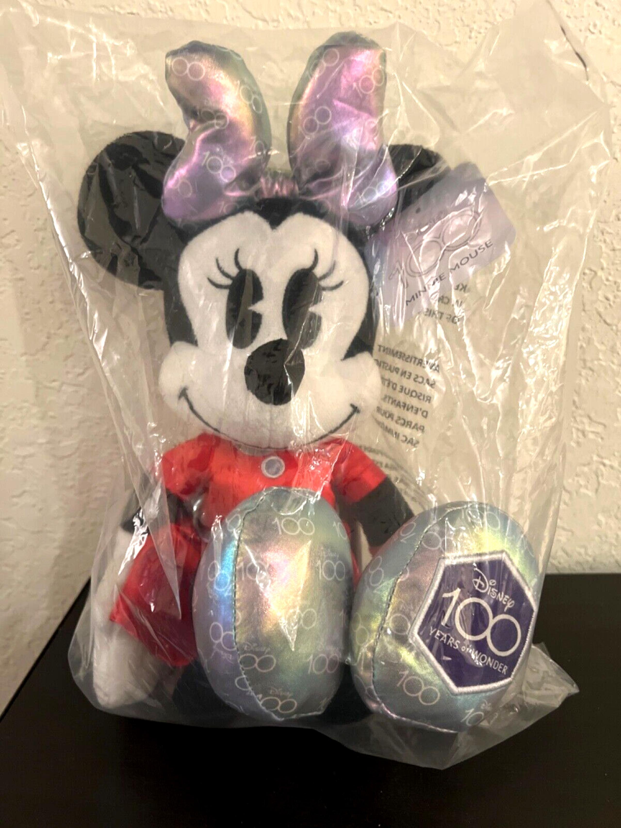 Minnie Mouse Disney 100 Years Of Wonder 17” Stuffed Animal Plush Macy's Excl.NEW