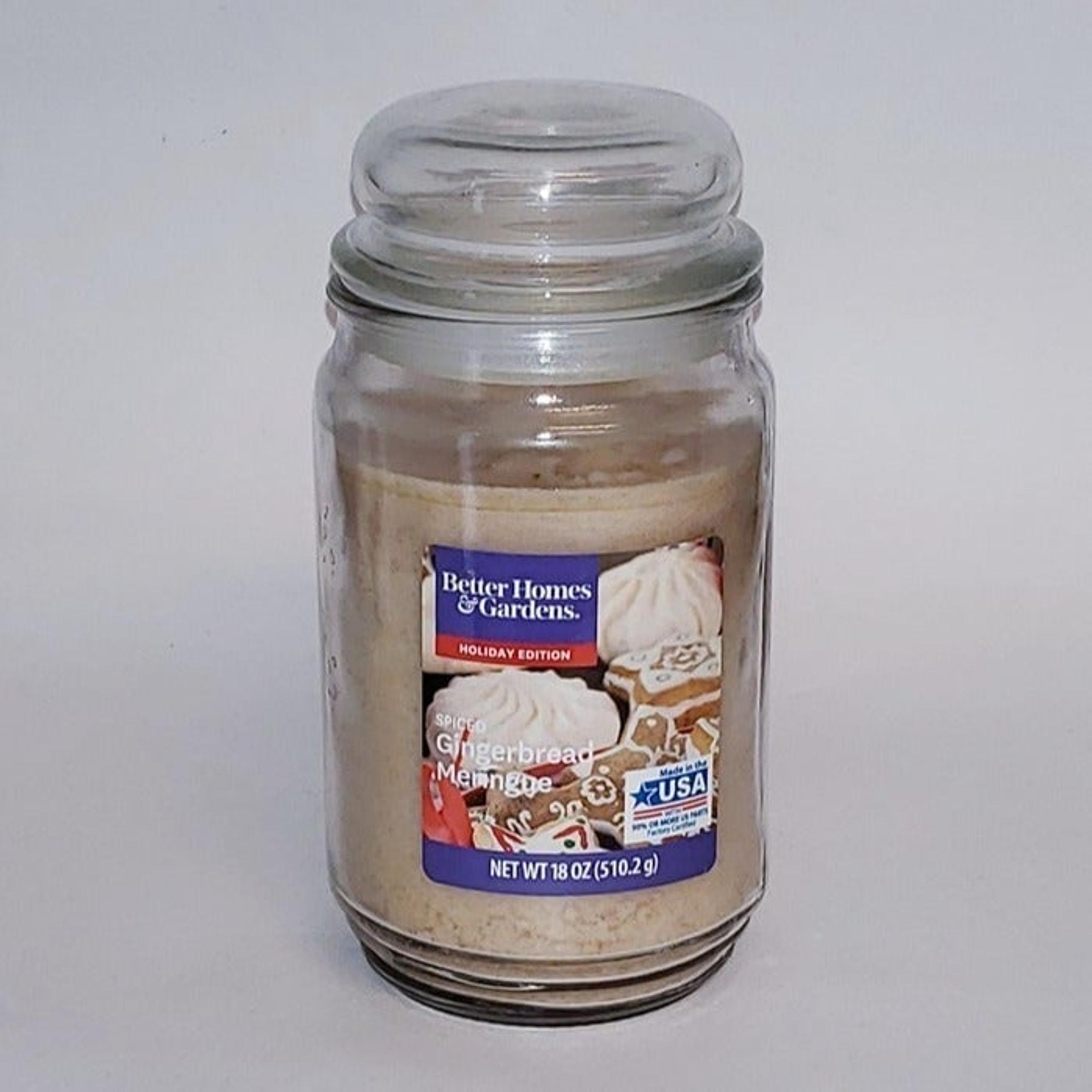 NEW Spiced Gingerbread Meringue Better Homes and Gardens Large Jar Candle