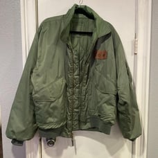 Vintage US Air Force Army Bomber Jacket Mens Sz XL