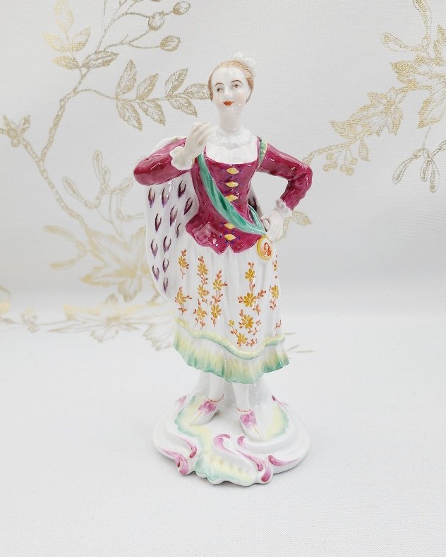 Spode England Vintage Bone China Female Figurine - Chelsea No. 2