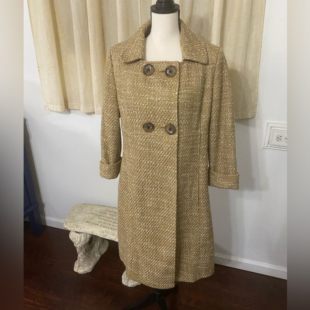 Mossimo Sparkling Tweed Coat Size Large - Excellent condition