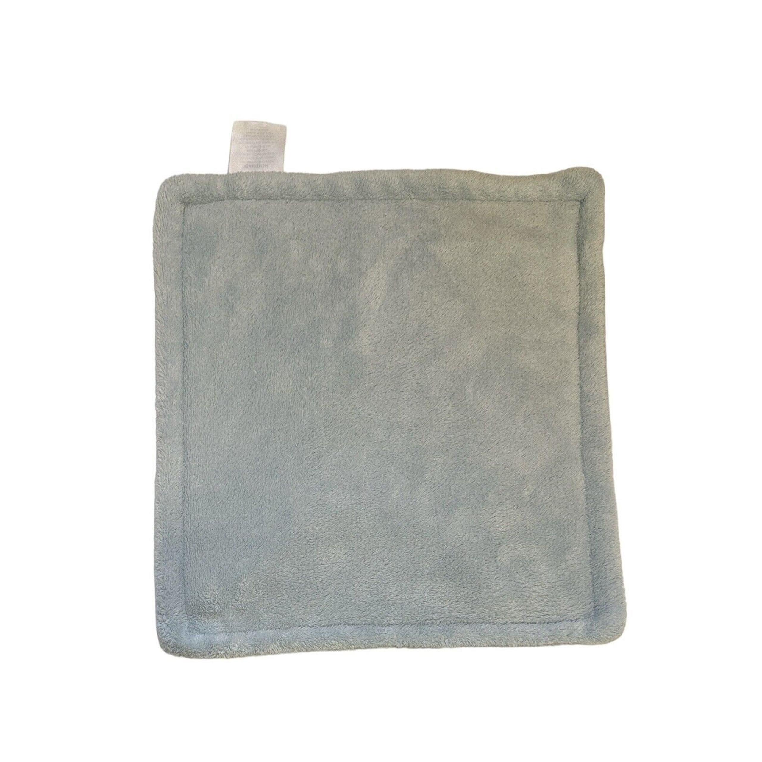 Wendy Bellissimo Blue Square Lovey Security Blanket Baby Infant Kids Plush Soft