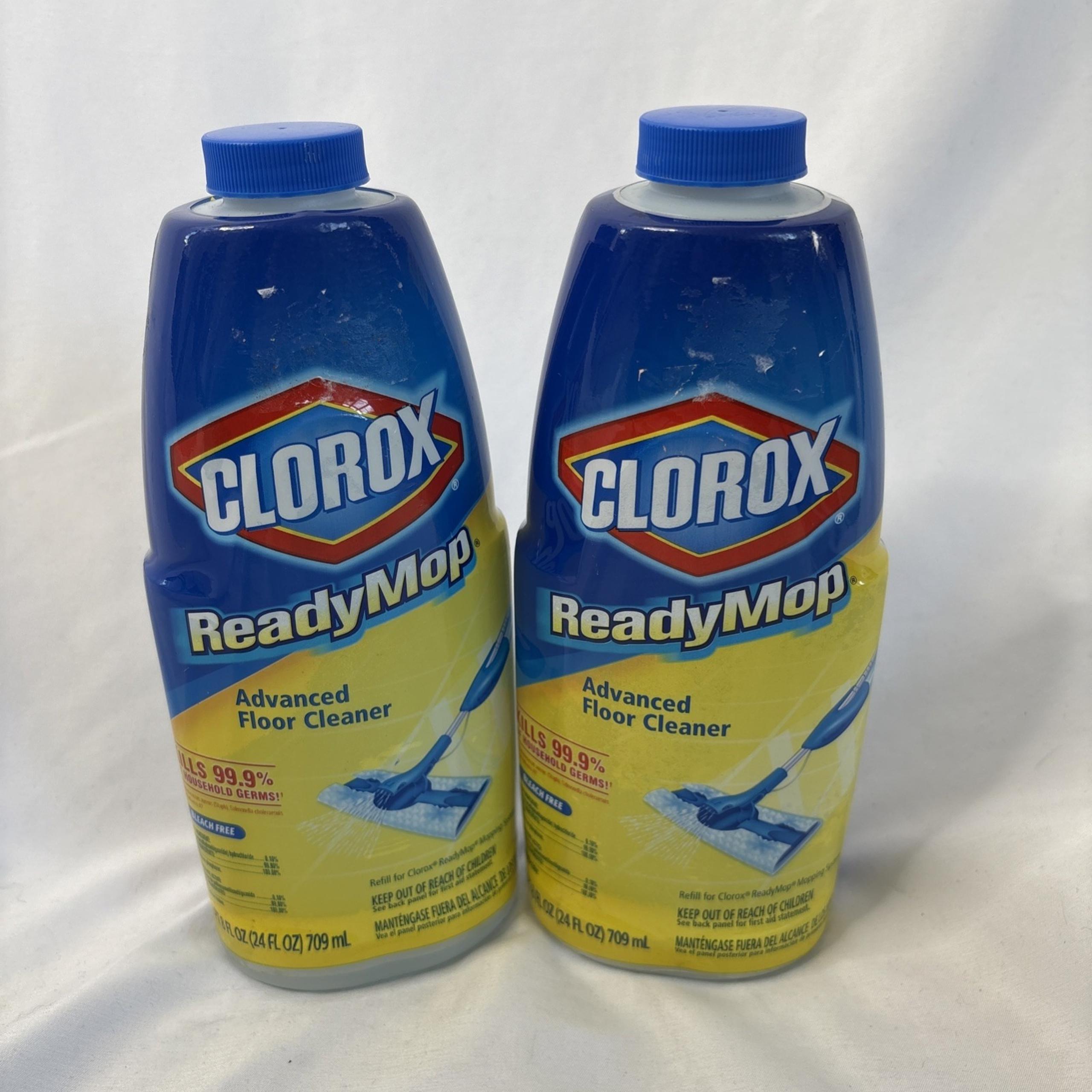(2) Clorox Ready Mop Advanced Floor Cleaner  24oz Discontinued READ
