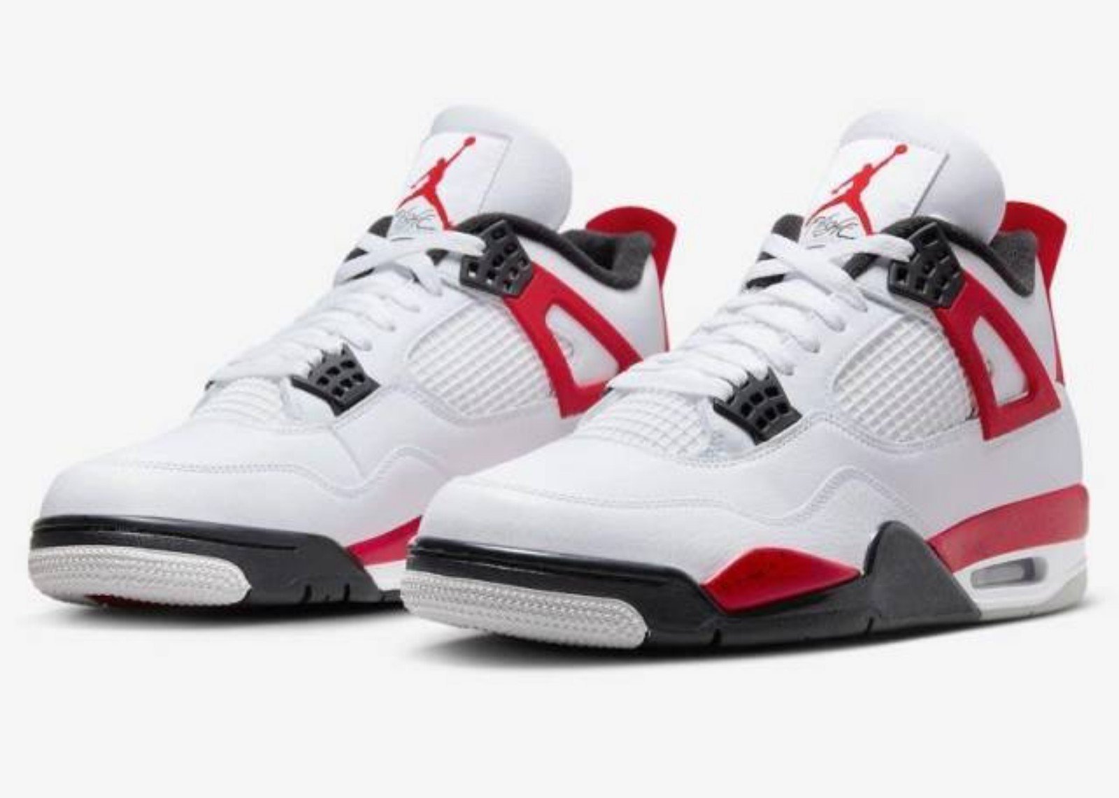 Mens Nike Air Jordan 4 Red cement