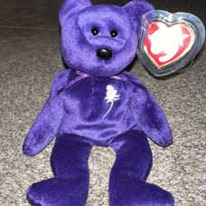 Ty Beanie Baby Princess bear Princess Diana commemorative