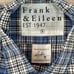 Frank & Eileen LUKE Shirt Women Small Blue Plaid Long Sleeve Designer NWOT