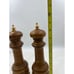 Macina Temperata Wood Salt Pepper Mill Brass Vintage Made in Italy 11”