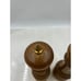 Macina Temperata Wood Salt Pepper Mill Brass Vintage Made in Italy 11”