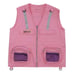 S/M Set for Kids - 1 Cargo Vest with Reflective Safety Straps & 1 Floppy Bucket