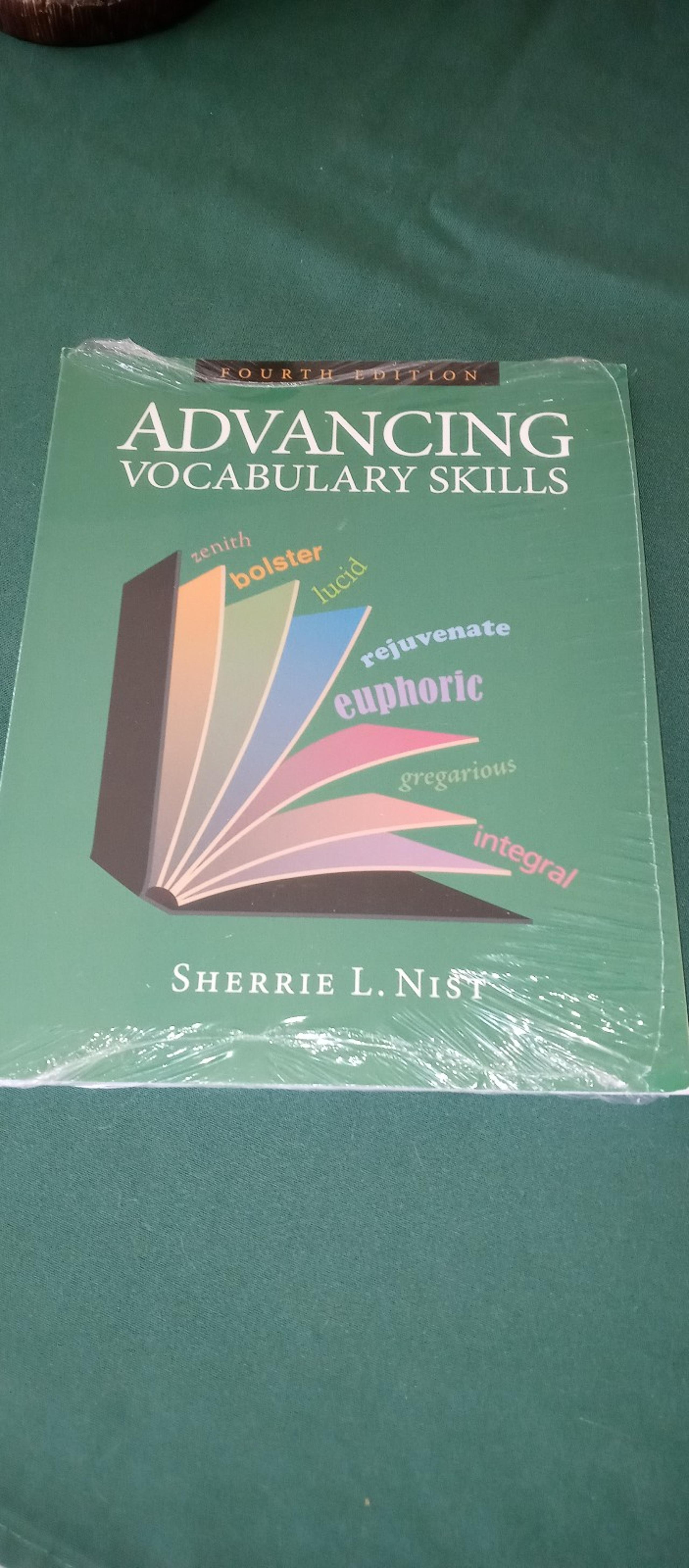 Advancing vocabulary skills book