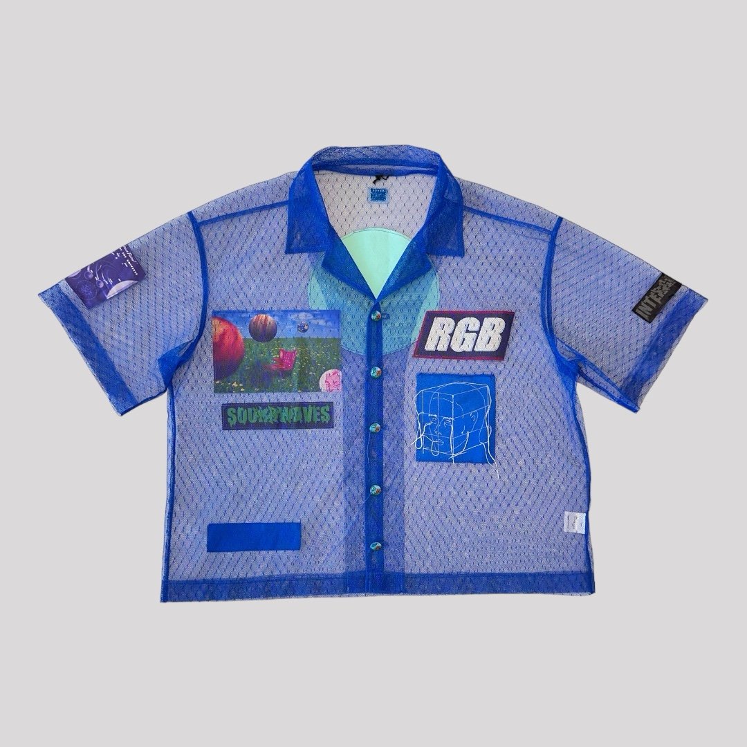 Jetpack Homme Tulle Collage Shirt RARE 1128 L