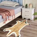 SoftDeer Fluffy Rug, Imitation Long Tail Deer Fur Animal Printed Carpet
