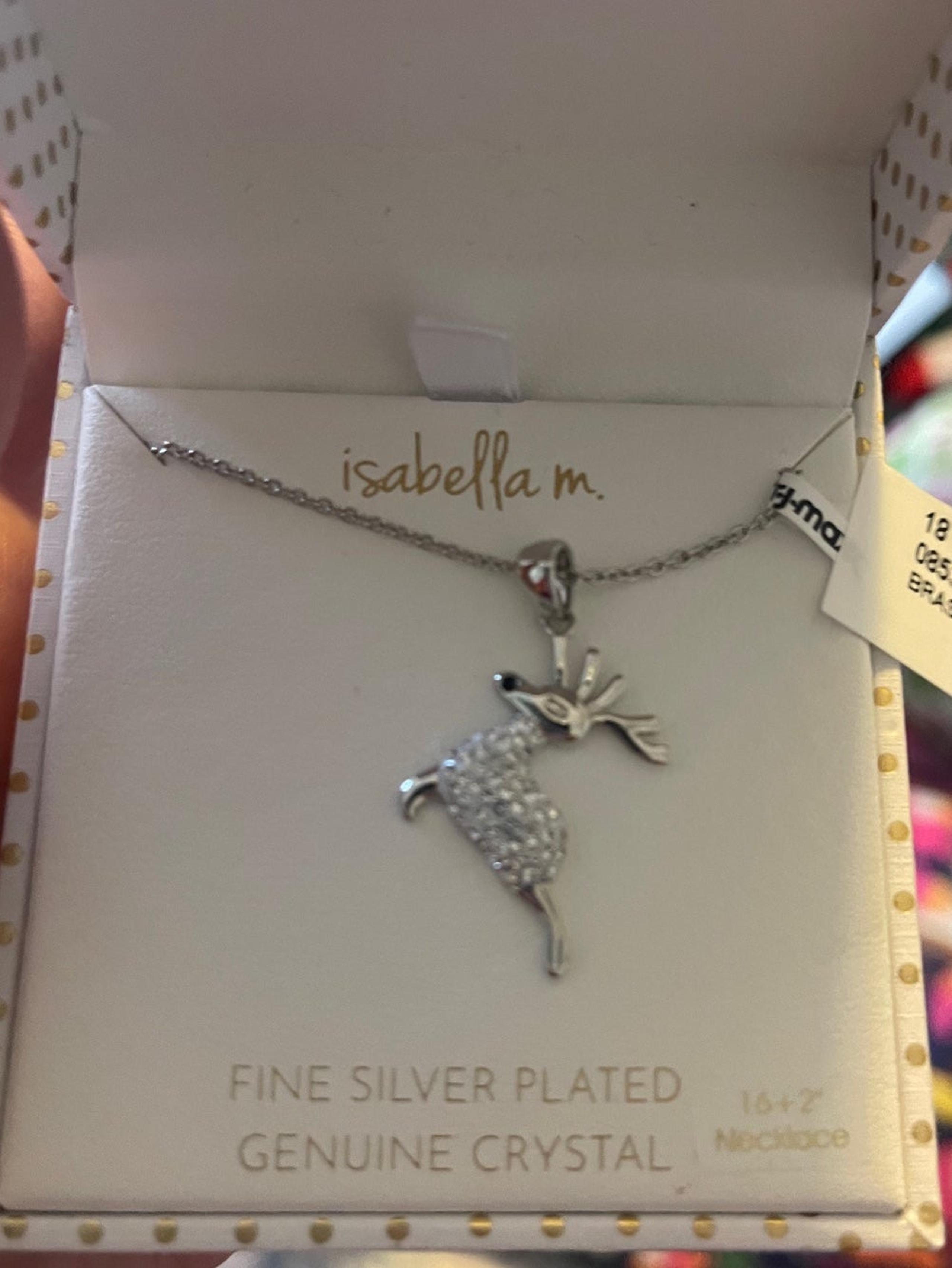 Silver Reindeer necklace
