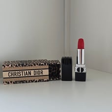 Rouge Dior 999 Matte with Leopard Case