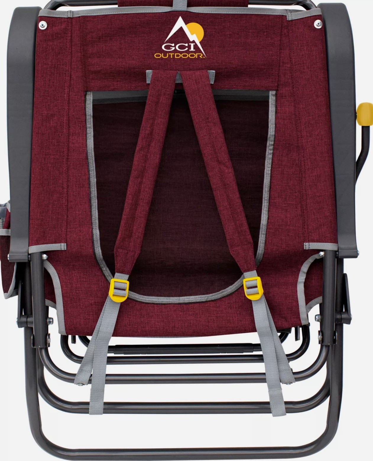 Legz-Up-Lounger Chair, Heathered Red