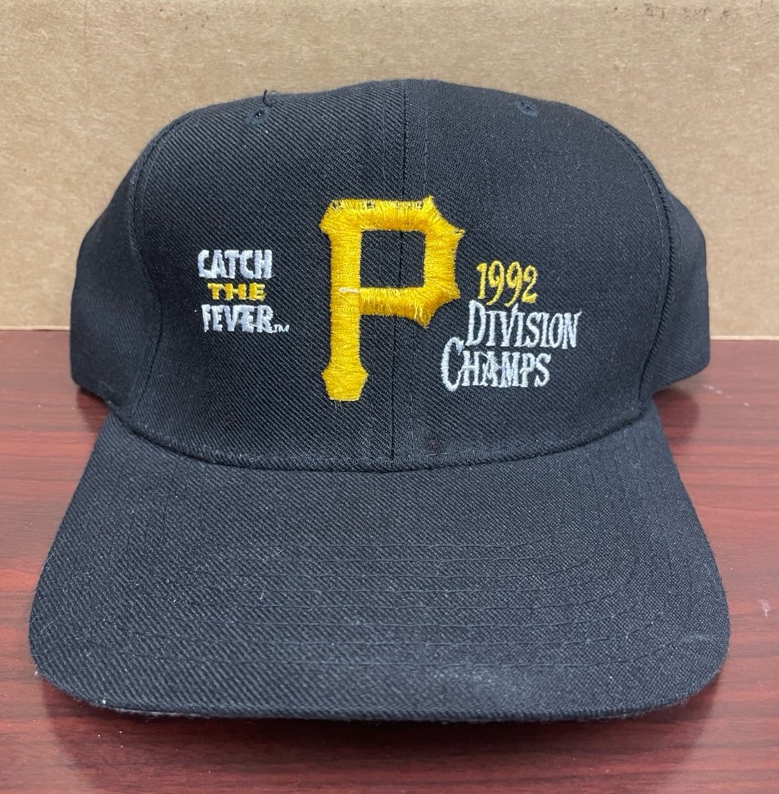 Vintage Pittsburgh Pirates Catch The Fever 92 Division Champs New Era Hat Cap
