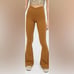 NWT Aerie Offline Real Me Crossover Flare Leggings Gold Medium