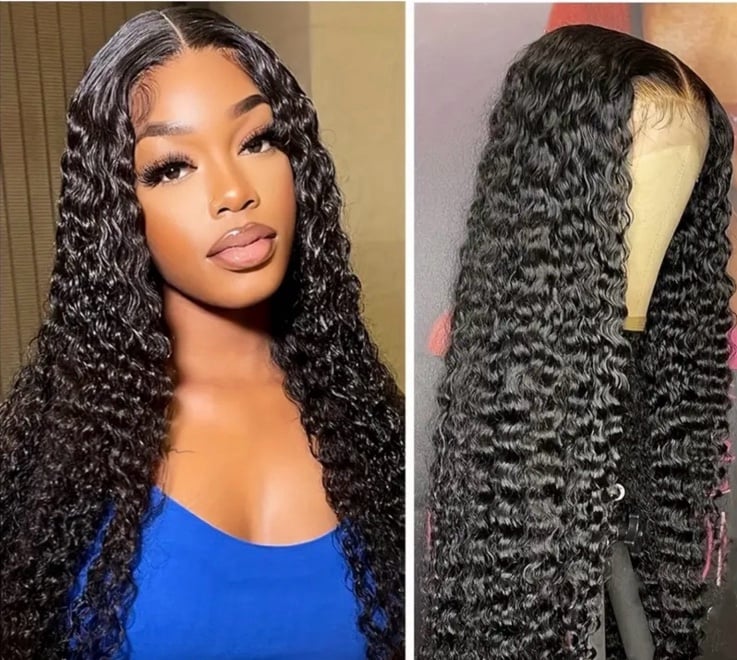 28 Inch human hair wig