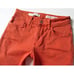 NWT Anthropologie Pilcro High Rise Bootcut Crop Dark Orange Distressed Jeans 25