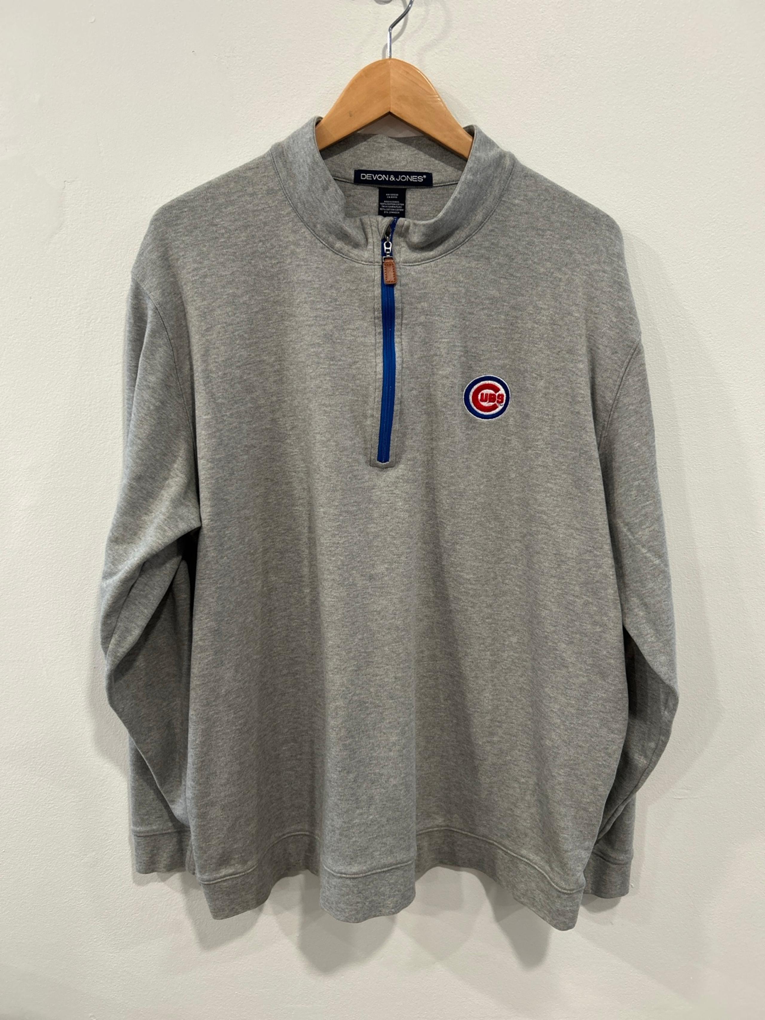 Chicago Cubs Quarter Zip Sweater