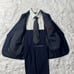Men's Navy Tuxedo Suit Set, Excellent Condition, Size M Equivalent