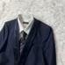 Men's Navy Tuxedo Suit Set, Excellent Condition, Size M Equivalent