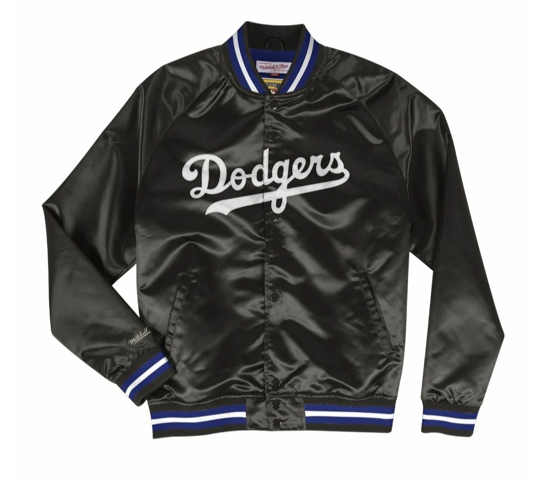 Mitchell & Ness Cooperstown Los Angeles Dodgers Lightweight Satin Jacket XL