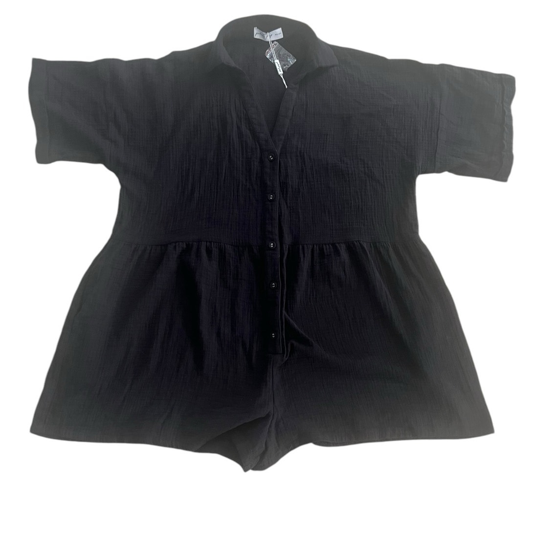 Petal & Pup Winny Black Romper Size Large 12 NWT