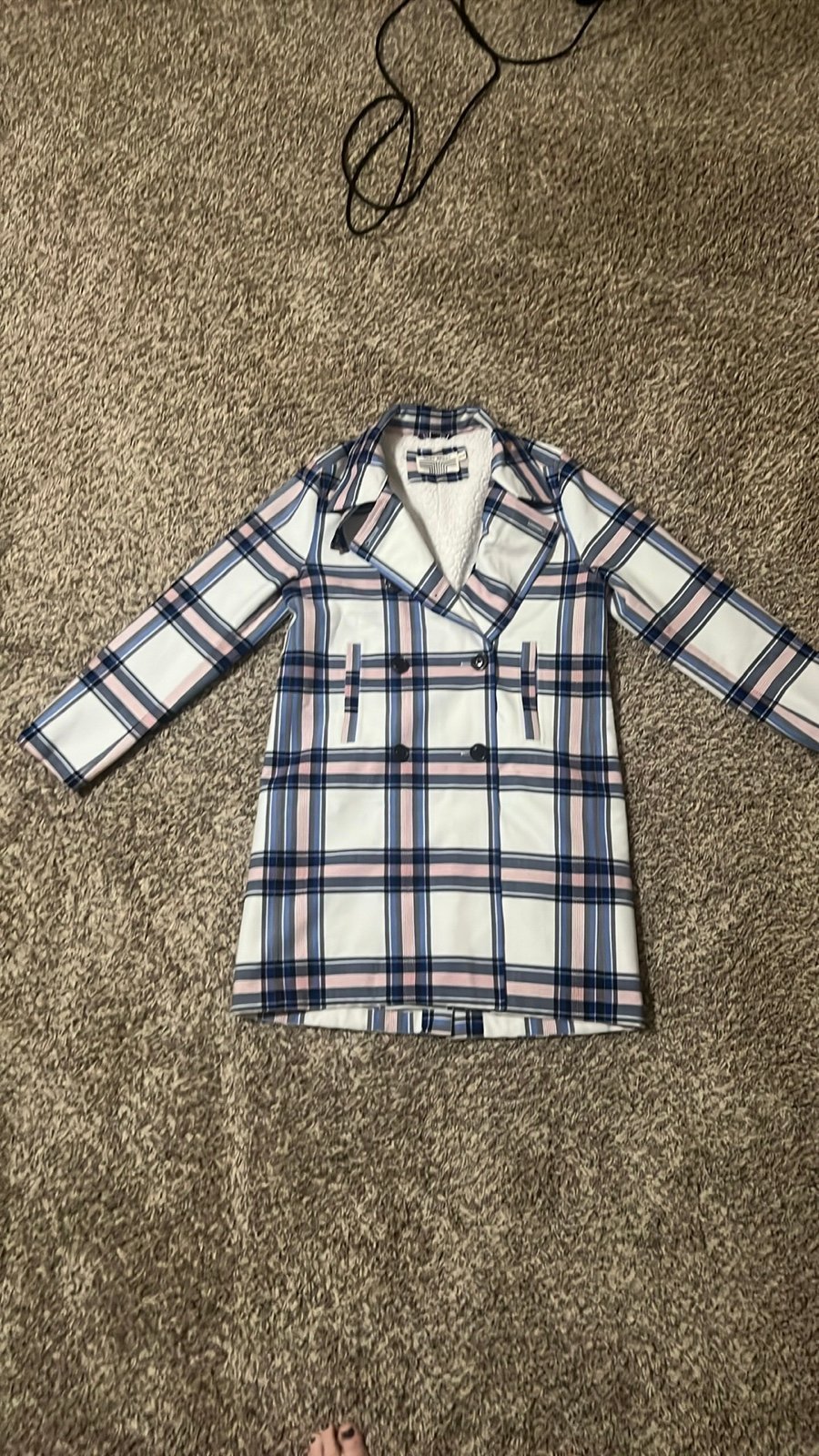 Tory Sport plaid coat