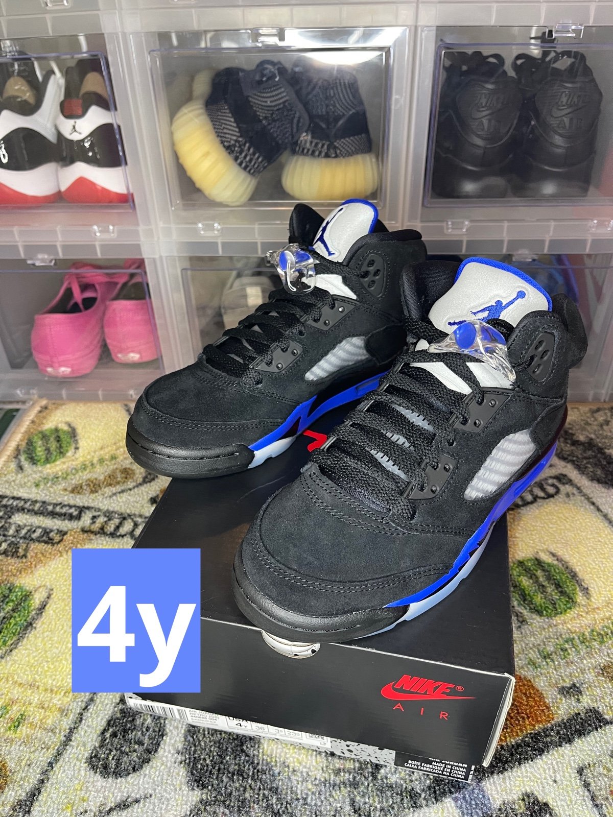 Air Jordan 5 Racer Blue size 4y
