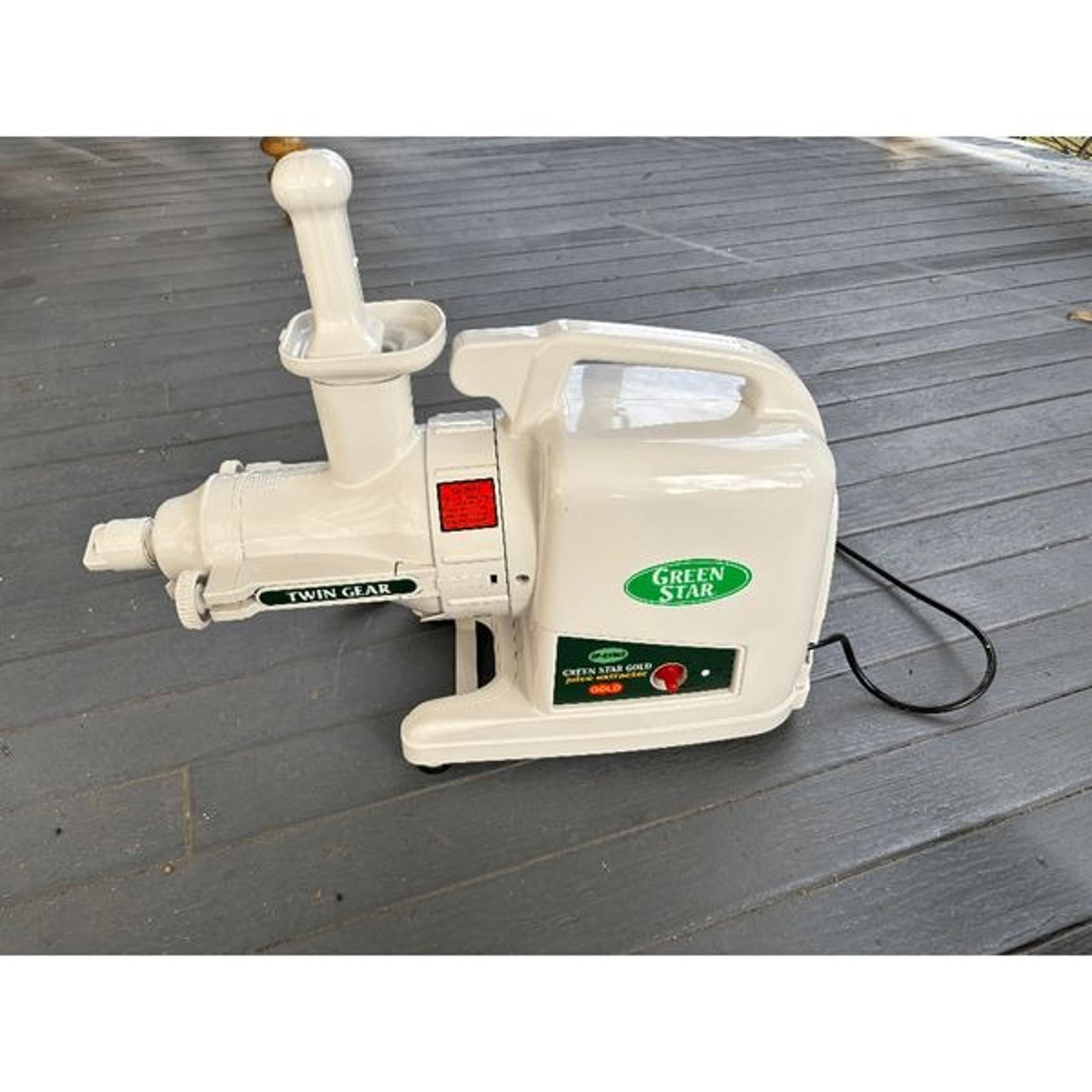 Green Star Gold Power Juice Extractor GP-E1503 TESTED