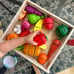 Wooden Play Food for Kids Kitchen 35PCS