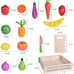 Wooden Play Food for Kids Kitchen 35PCS