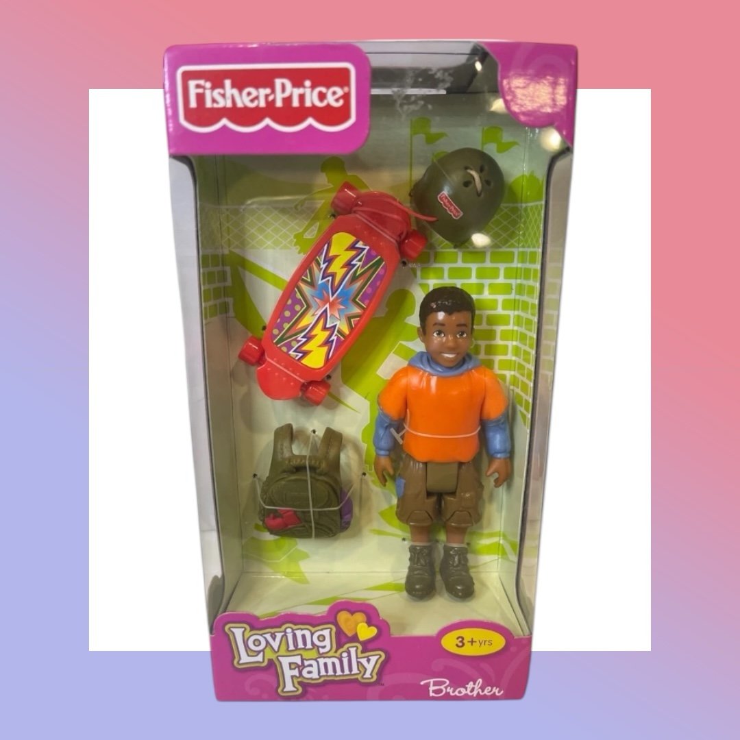 NEW Fisher Price Loving Family Brother Doll African-American 2011 Figure Boy Kid