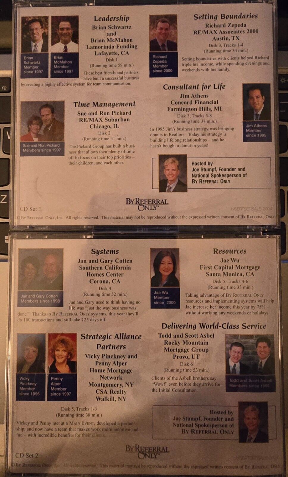 Inside Secrets Referral Only 6-CDs Business Building Strategies Advanced Success