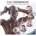 Head Shaver 7D/Razor w/ Nose Hair Trimmer Waterproof Wet Dry Mens Grooming Blue