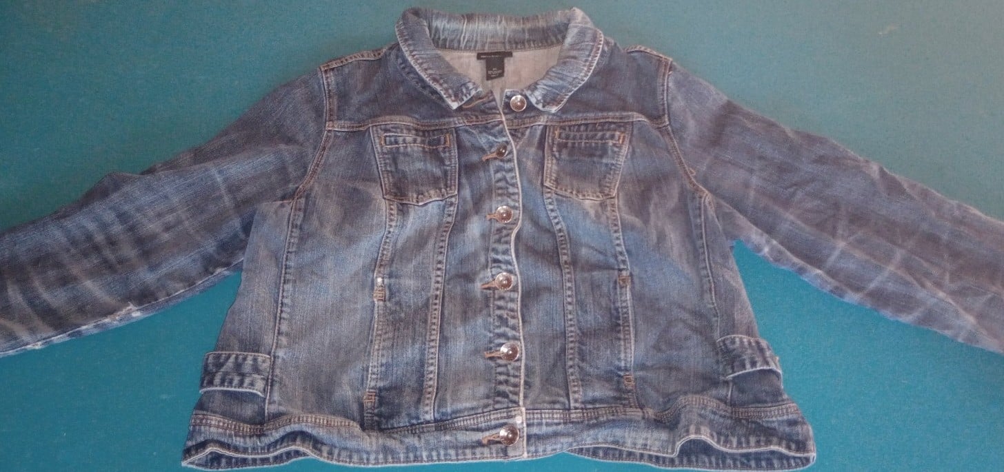 Lane Bryant women's blue denim jacket