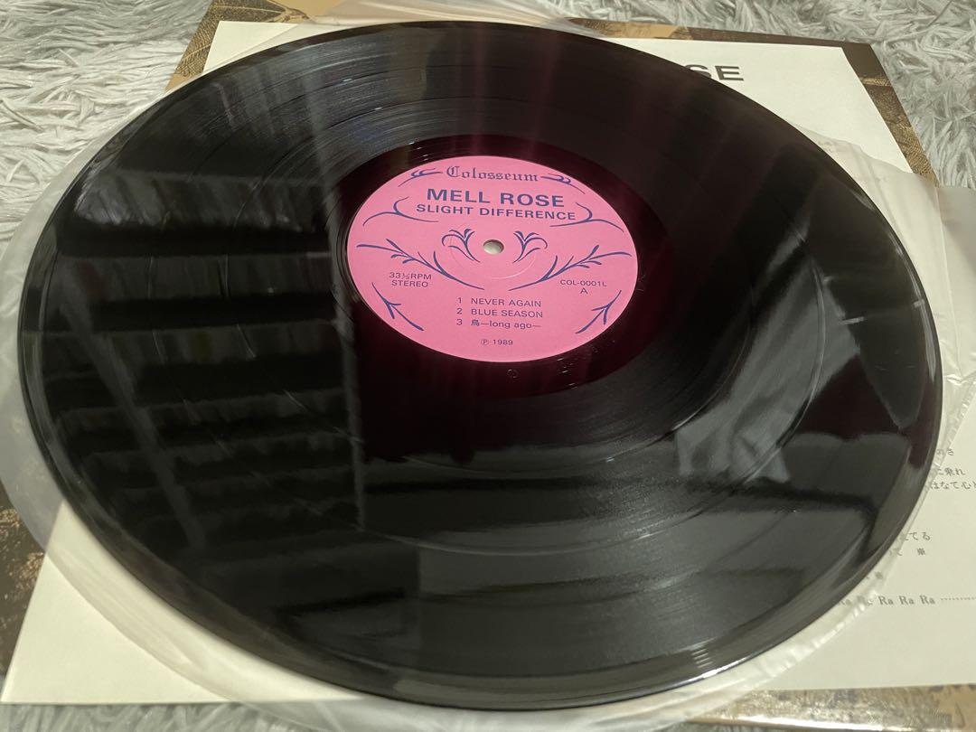 名作 Melrose MELL LP DIFFERENCE SLIGHT ROSE 邦楽