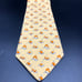 Salvatore Ferragamo Tie Silk Necktie Jumping Dolphin Ocean