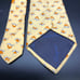 Salvatore Ferragamo Tie Silk Necktie Jumping Dolphin Ocean