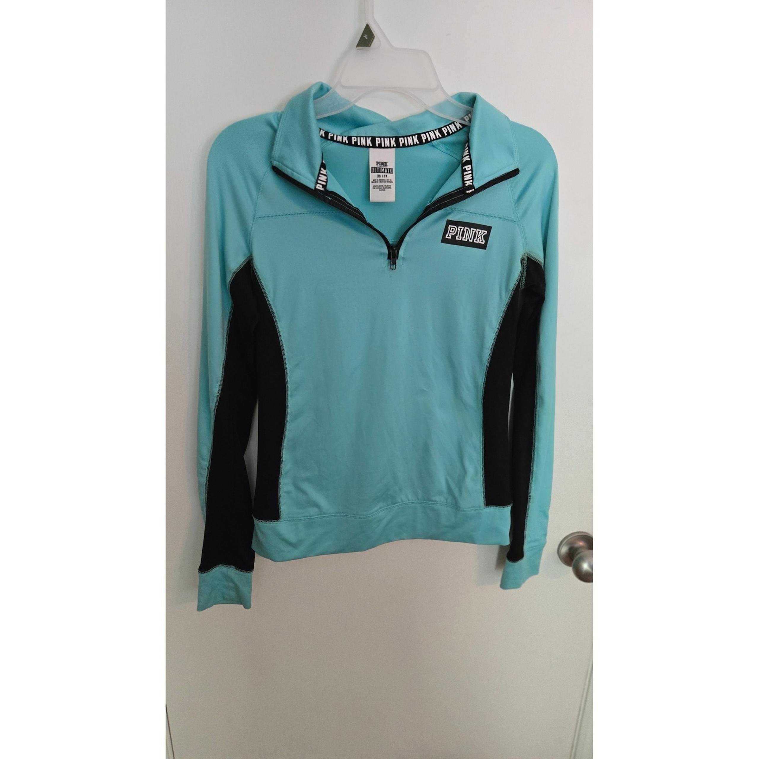 PINK Victoria's Secret Pullover Activewear 1/4 Zip Athletic Top XS