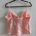 90s Gold Label Victoria's Secret Pink Satin Lacey Cami